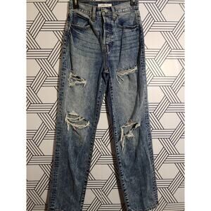 Womens Willow and Root Button Fly Dad Jean Size 24